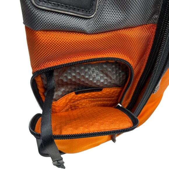 TUMI Alpha Bravo Monterey Sling Crossbody Orange Urban Commuter Light Travel Bag - Picture 6 of 12